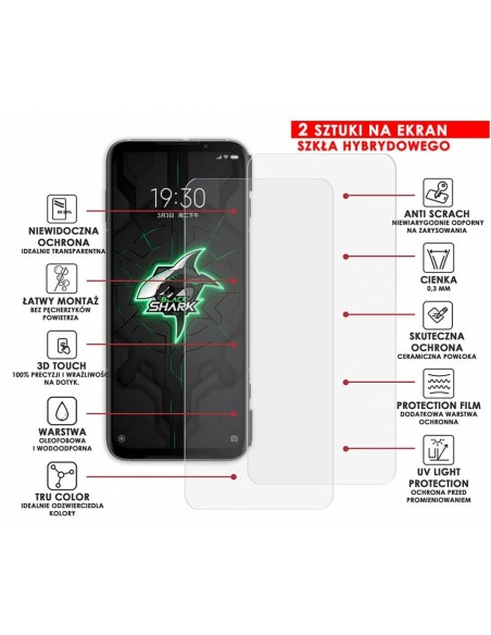 PANCERNE SZKŁO HYBRYDOWE XIAOMI BLACK SHARK 3 PRO