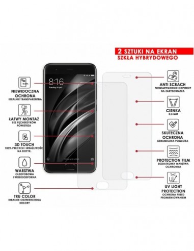 PANCERNE SZKŁO HYBRYDOWE XIAOMI MI 8
