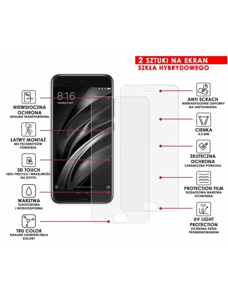PANCERNE SZKŁO HYBRYDOWE XIAOMI MI 8