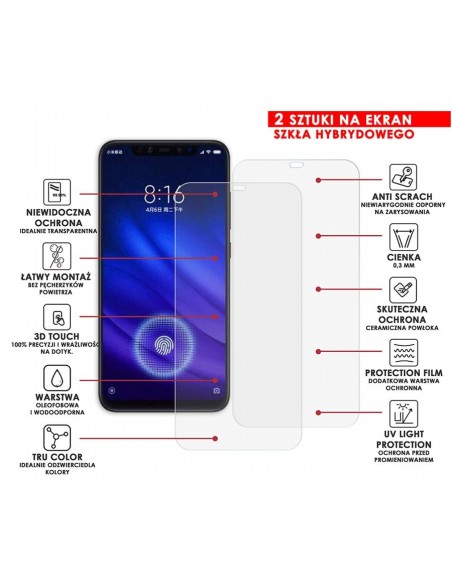 PANCERNE SZKŁO HYBRYDOWE XIAOMI MI 8 PRO