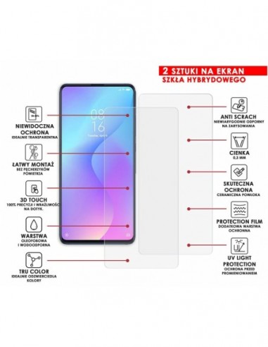 PANCERNE SZKŁO HYBRYDOWE XIAOMI MI 9T