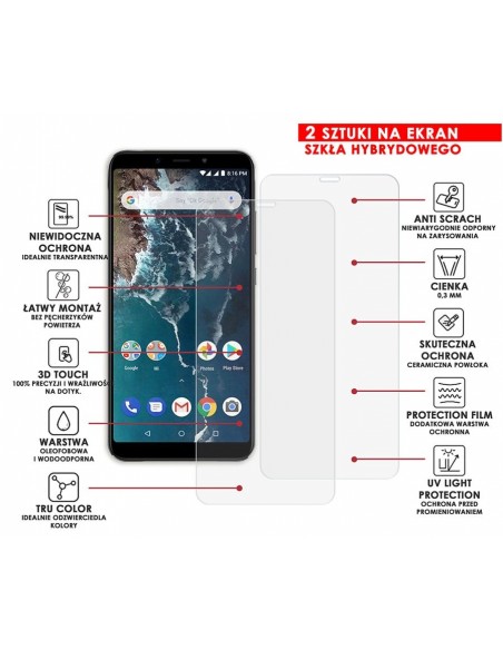 PANCERNE SZKŁO HYBRYDOWE XIAOMI MI A2 6X