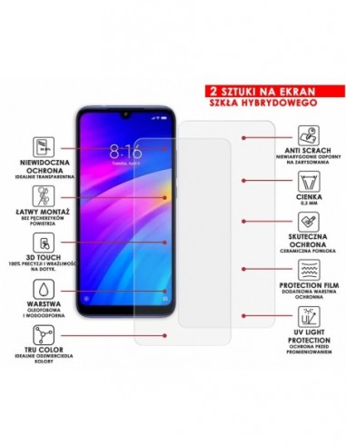 PANCERNE SZKŁO HYBRYDOWE XIAOMI REDMI 7