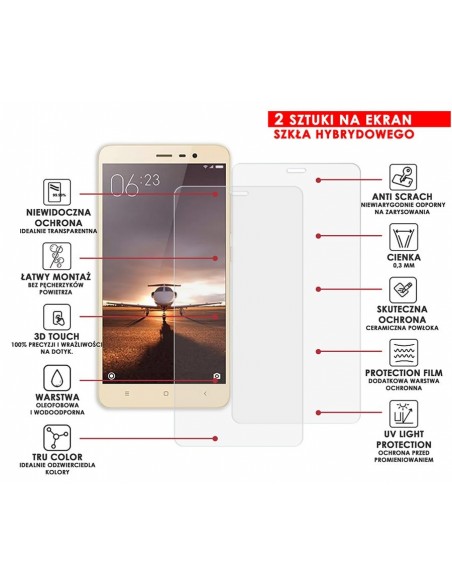 PANCERNE SZKŁO HYBRYDOWE XIAOMI REDMI NOTE 3