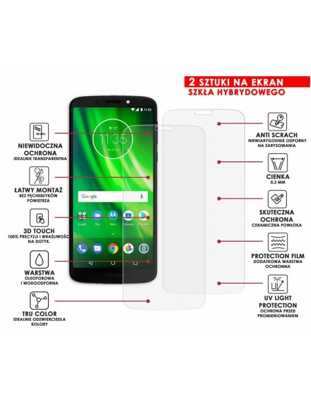 PANCERNE SZKŁO HYBRYDOWE MOTOROLA MOTO G6 PLAY