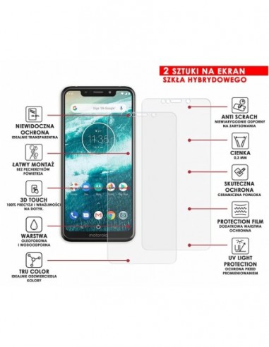 PANCERNE SZKŁO HYBRYDOWE MOTOROLA ONE PANCERNE SZKŁO HYBRYDOWE MOTOROLA ONE