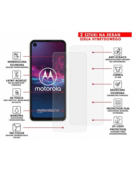 PANCERNE SZKŁO HYBRYDOWE MOTOROLA ONE ACTION