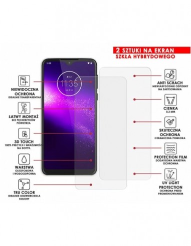 PANCERNE SZKŁO HYBRYDOWE MOTOROLA ONE...
