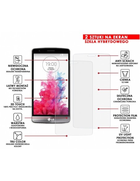 PANCERNE SZKŁO HYBRYDOWE LG G3S