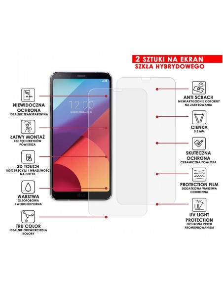 PANCERNE SZKŁO HYBRYDOWE LG G6