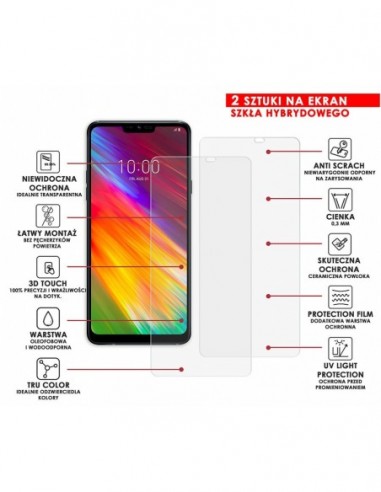 PANCERNE SZKŁO HYBRYDOWE LG G7 FIT