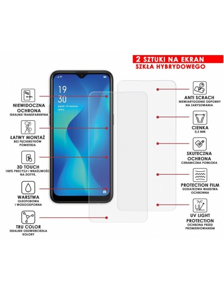 PANCERNE SZKŁO HYBRYDOWE OPPO A1K