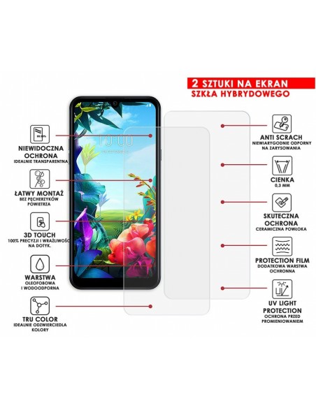 PANCERNE SZKŁO HYBRYDOWE LG K40S