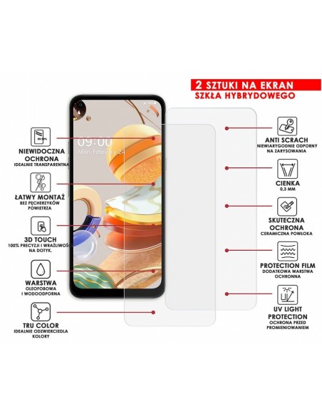 PANCERNE SZKŁO HYBRYDOWE LG K61