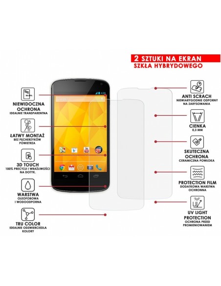PANCERNE SZKŁO HYBRYDOWE LG NEXUS 4
