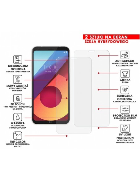 PANCERNE SZKŁO HYBRYDOWE LG Q6
