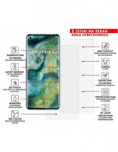 PANCERNE SZKŁO HYBRYDOWE OPPO FIND X2