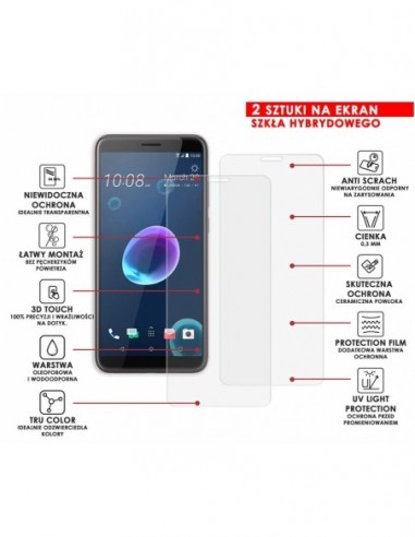 PANCERNE SZKŁO HYBRYDOWE HTC DESIRE 12