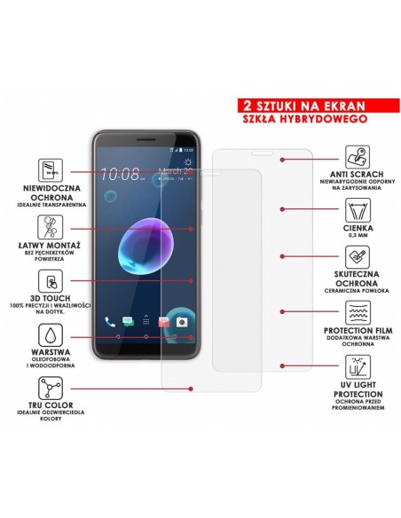 PANCERNE SZKŁO HYBRYDOWE HTC DESIRE 12