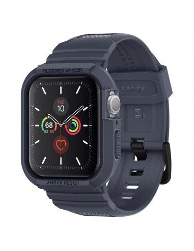 SPIGEN RUGGED ARMOR ”PRO” APPLE WATCH 4 / 5 / 6 / 7 / SE (44 / 45 MM) CHARCOAL GREY