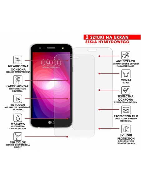PANCERNE SZKŁO HYBRYDOWE LG X POWER 2