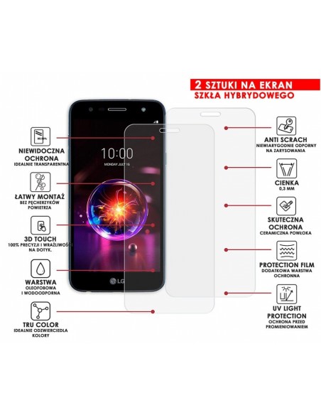 PANCERNE SZKŁO HYBRYDOWE LG X POWER 3