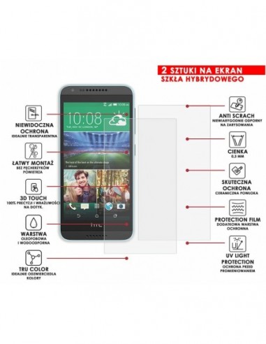PANCERNE SZKŁO HYBRYDOWE HTC DESIRE 620