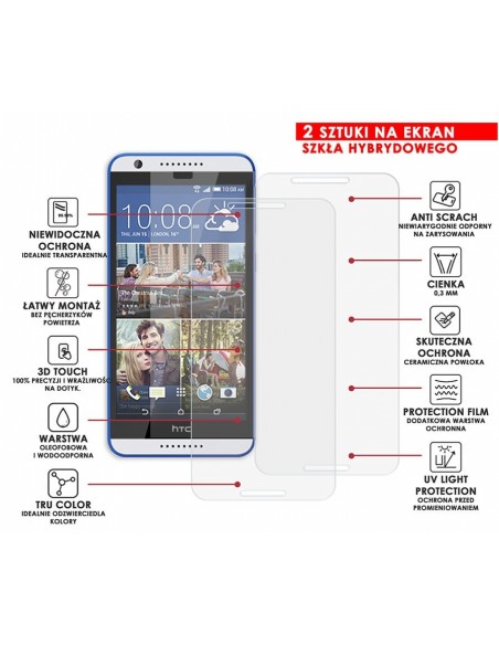 PANCERNE SZKŁO HYBRYDOWE HTC DESIRE 820