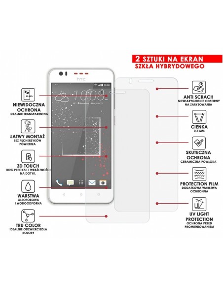 PANCERNE SZKŁO HYBRYDOWE HTC DESIRE 825