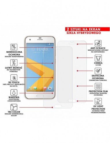 PANCERNE SZKŁO HYBRYDOWE HTC ONE A9S
