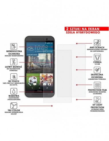 PANCERNE SZKŁO HYBRYDOWE HTC ONE M9