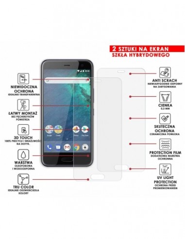 PANCERNE SZKŁO HYBRYDOWE HTC U11 LIFE