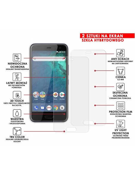 PANCERNE SZKŁO HYBRYDOWE HTC U11 LIFE