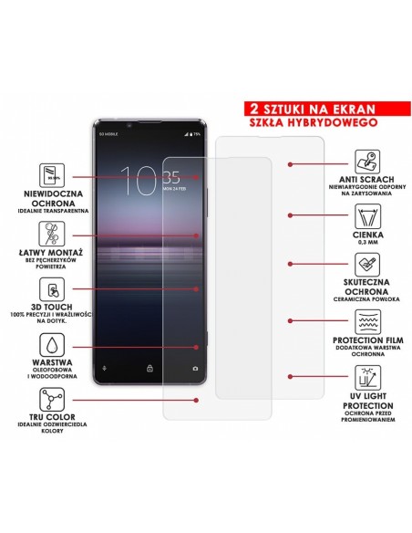 PANCERNE SZKŁO HYBRYDOWE SONY XPERIA 1 II