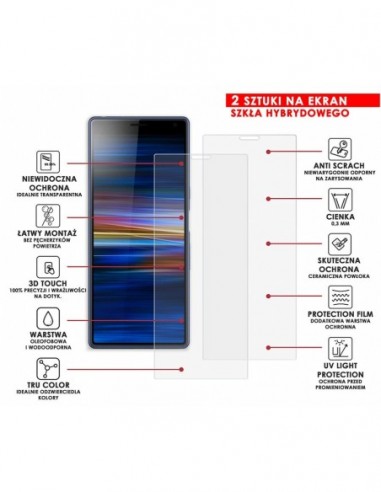 PANCERNE SZKŁO HYBRYDOWE SONY XPERIA 10 PANCERNE SZKŁO HYBRYDOWE SONY XPERIA 10