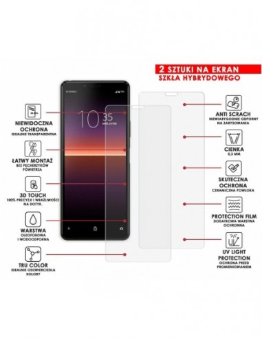 PANCERNE SZKŁO HYBRYDOWE SONY XPERIA...
