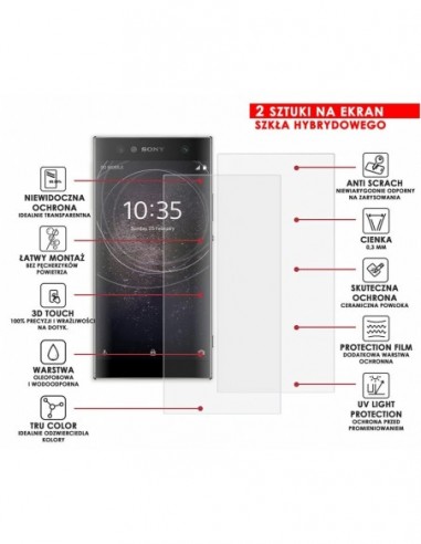 PANCERNE SZKŁO HYBRYDOWE SONY XPERIA L2 PANCERNE SZKŁO HYBRYDOWE SONY XPERIA L2