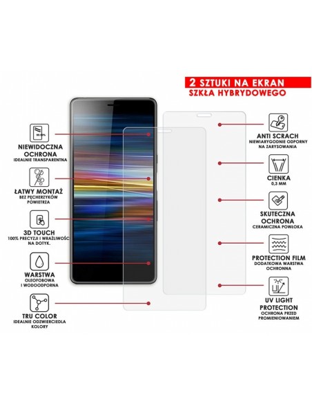 PANCERNE SZKŁO HYBRYDOWE SONY XPERIA L3