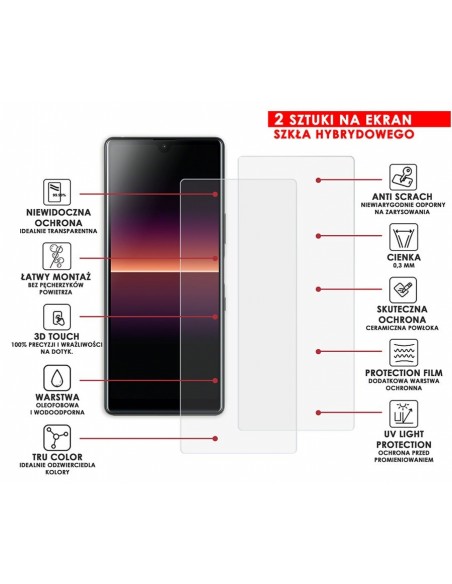 PANCERNE SZKŁO HYBRYDOWE SONY XPERIA L4