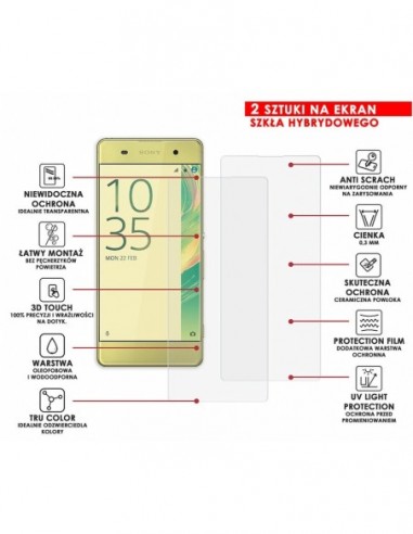 PANCERNE SZKŁO HYBRYDOWE SONY XPERIA XA