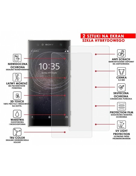 PANCERNE SZKŁO HYBRYDOWE SONY XPERIA XA2 ULTRA