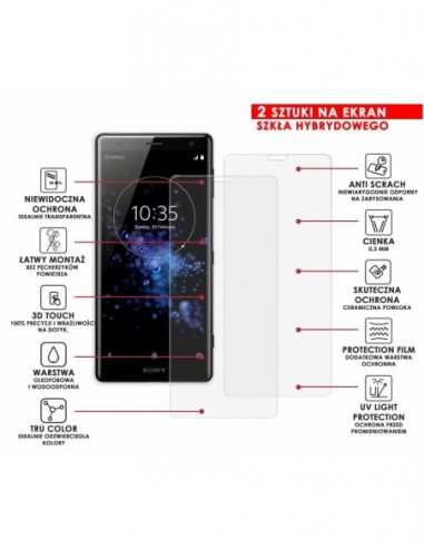 PANCERNE SZKŁO HYBRYDOWE SONY XPERIA XZ2