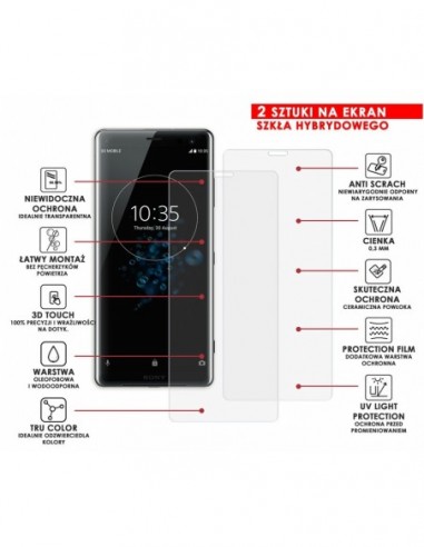 PANCERNE SZKŁO HYBRYDOWE SONY XPERIA XZ3 PANCERNE SZKŁO HYBRYDOWE SONY XPERIA XZ3