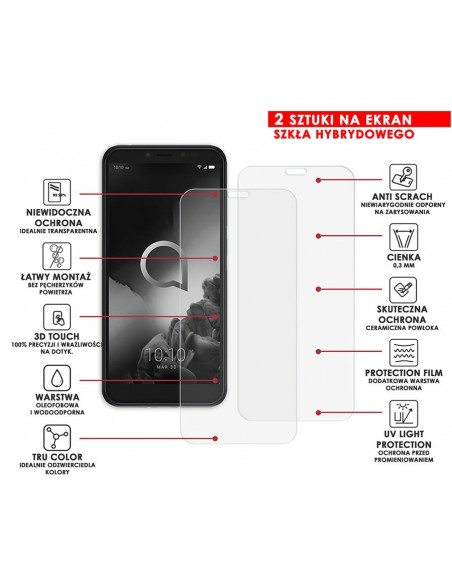PANCERNE SZKŁO HYBRYDOWE ALCATEL 1S 2019