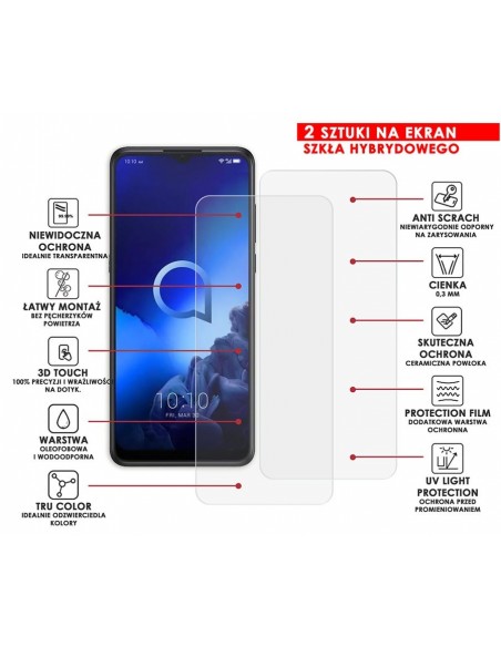 PANCERNE SZKŁO HYBRYDOWE ALCATEL 3X 2019