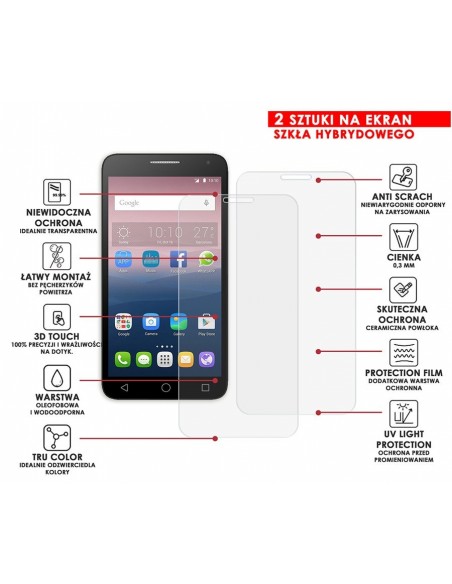 PANCERNE SZKŁO HYBRYDOWE ALCATEL ONETOUCH POP 3 5054D