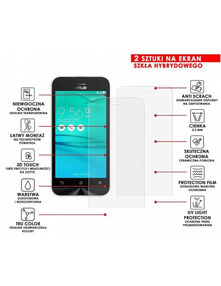 PANCERNE SZKŁO HYBRYDOWE ASUS GO ZB452KG