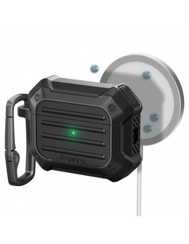 SPIGEN TOUGH ARMOR MAG MAGSAFE APPLE AIRPODS PRO 1 / 2 BLACK