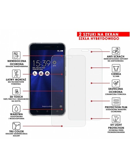 PANCERNE SZKŁO HYBRYDOWE ASUS ZENFONE 3 ZE520KL