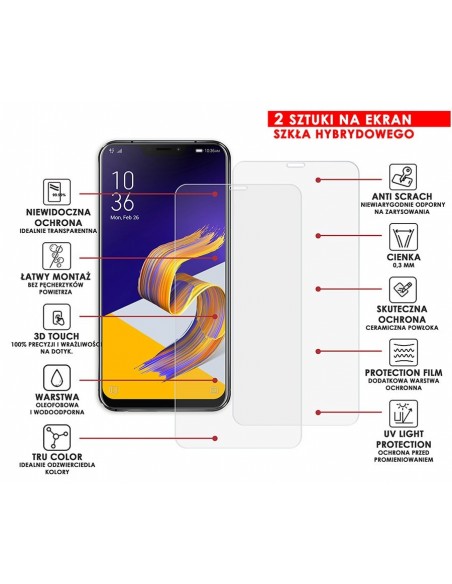 PANCERNE SZKŁO HYBRYDOWE ASUS ZENFONE 5 ZE620KL